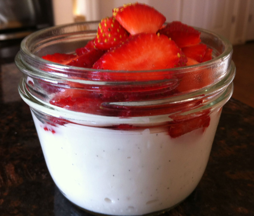 vanilla bean coconut yogurt